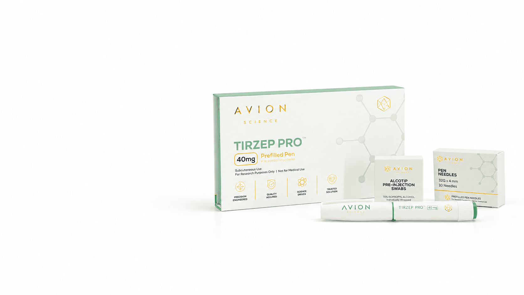 Avion Tirzep Pro prefilled pen kit